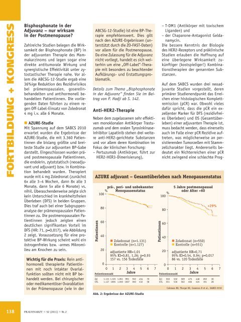 SABCS 2010: Was ist für die Praxis wichtig? - Frauenarzt-saar.de