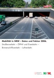 Mobilität in NRW - Nordrhein-Westfalen direkt