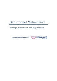 Der Prophet Muhammad: Vorzüge, Wesensart und Eigenheiten