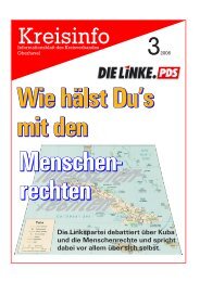 Kreisinfo - DIE LINKE. Kreisverband Oberhavel