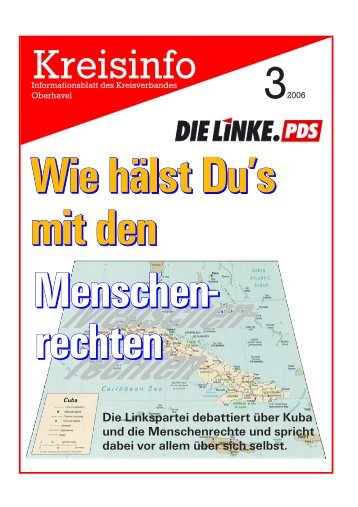 Kreisinfo - DIE LINKE. Kreisverband Oberhavel