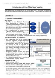 OpenOffice Base [PDF | 613KB]