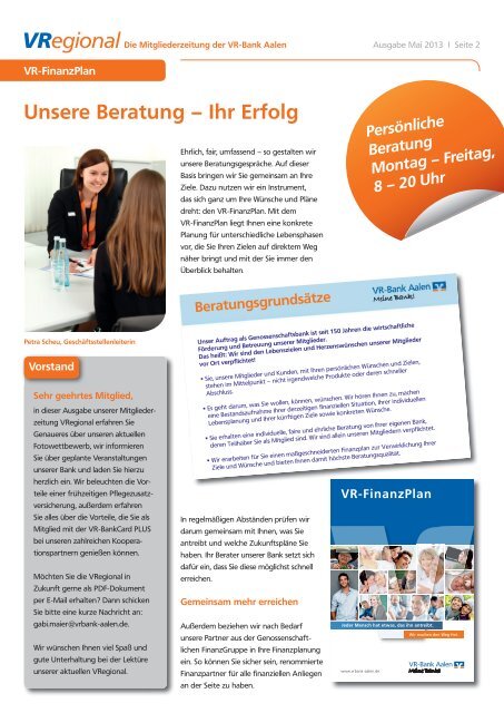 Ausgabe 7 - VR-Bank Aalen eG