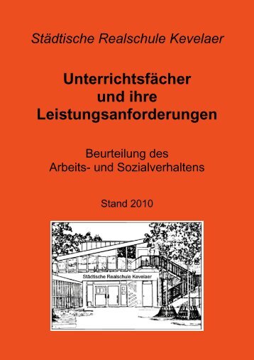 Grundsätze zur Leistungsbewertung - Städtische Realschule Kevelaer