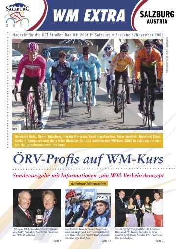 Ausgabe III/November 2005 (4MB) - Rad WM Salzburg 2006