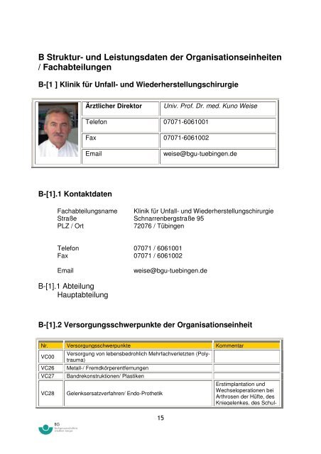 strukturierter Qualitätsbericht von 2006