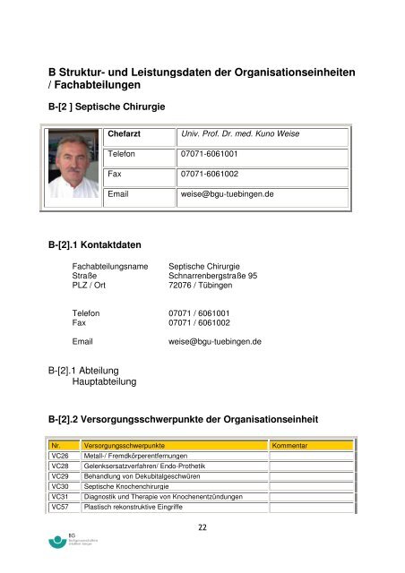 strukturierter Qualitätsbericht von 2006