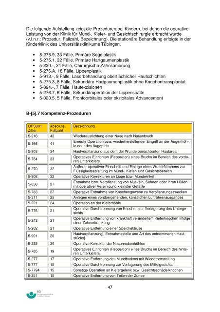 strukturierter Qualitätsbericht von 2006