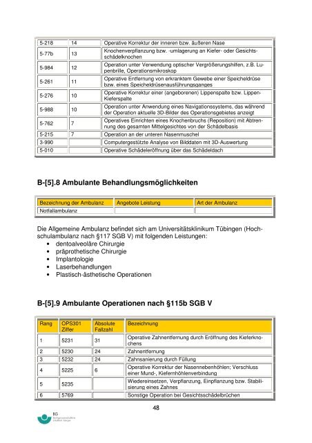 strukturierter Qualitätsbericht von 2006