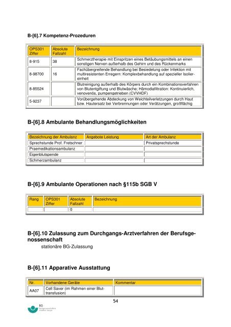 strukturierter Qualitätsbericht von 2006