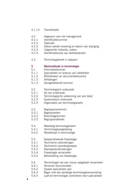 CEOV, Aanbevelingen voor terminologie - Taalunieversum