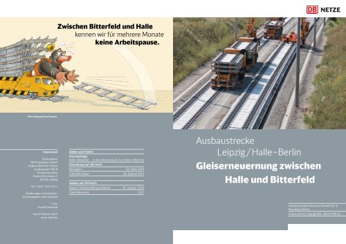 Gleiserneuernung zwischen Halle und Bitterfeld Download pdf