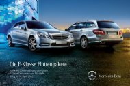 Flottenpaket E-Klasse - Mercedes-Benz Deutschland