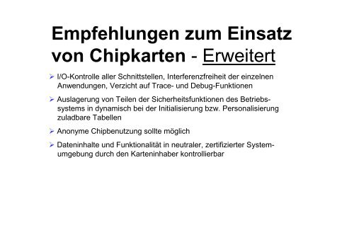 einfach? Vor- und Nachteile der Uni-Chipkarte - Technische ...