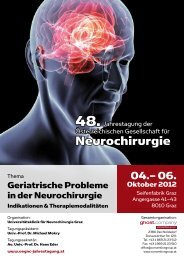 Neurochirurgie - OEGNC Jahrestagung