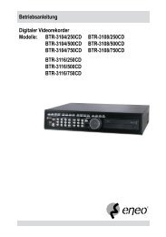 Betriebsanleitung Digitaler Videorekorder Modelle: BTR-3104 ...