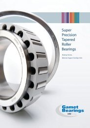 Super Precision Tapered Roller Bearings - Gaes