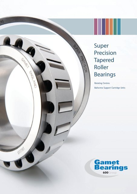 Super Precision Tapered Roller Bearings - Gaes