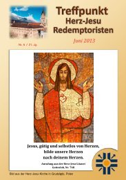 Treffpunkt Herz-Jesu-Kirche Redemptoristen