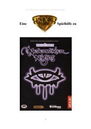 Neverwinter Nights Guide als PDF - RPGuides