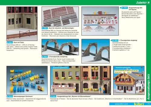 MODELLBAHN-ZUBEHÖR HO + TT + N + Z 2006/2007 Zeche ... - Kibri