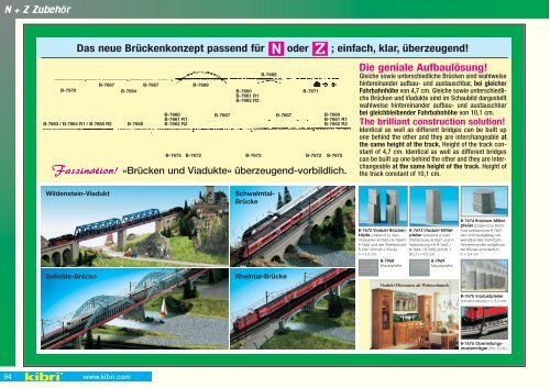 MODELLBAHN-ZUBEHÖR HO + TT + N + Z 2006/2007 Zeche ... - Kibri