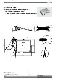 EHR Hubwerksregelung für Traktoren, Hitch control