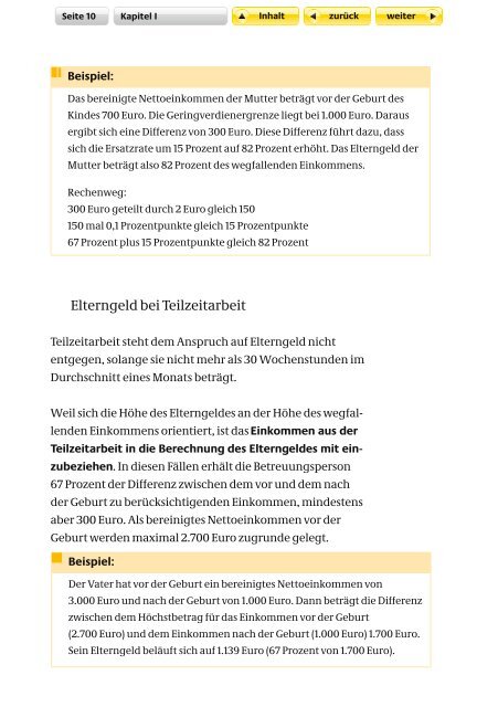 Elterngeld und Elternzeit - Mittelstand und Familie