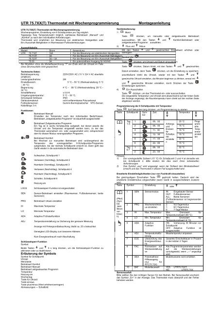 und Bedienungsanleitung im PDF-Format
