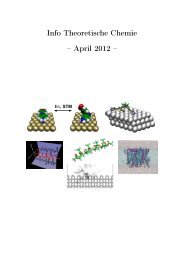 2012/04 - AG Theoretische Chemie