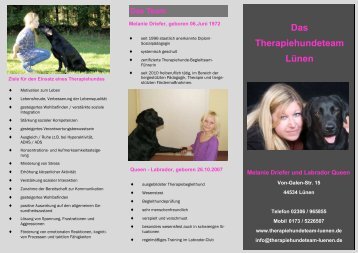 Melles Flyer 3.pub - Das Therapiehundeteam Lünen