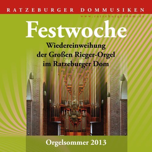 Festschrift 2013 - Der Ratzeburger Dom