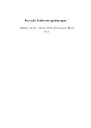 Skript - Fachbereich Mathematik - Technische Universität Darmstadt