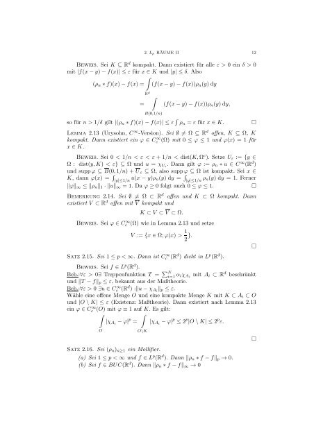 Skript - Fachbereich Mathematik - Technische Universität Darmstadt