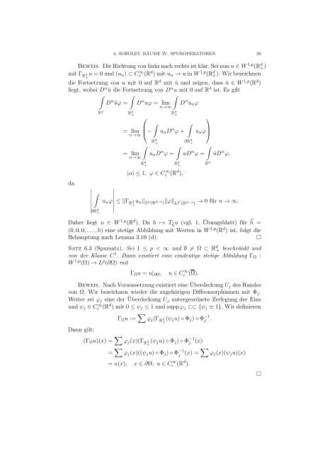 Skript - Fachbereich Mathematik - Technische Universität Darmstadt