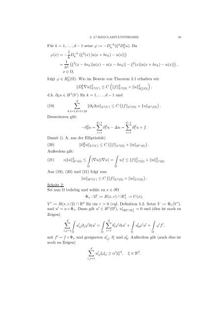 Skript - Fachbereich Mathematik - Technische Universität Darmstadt