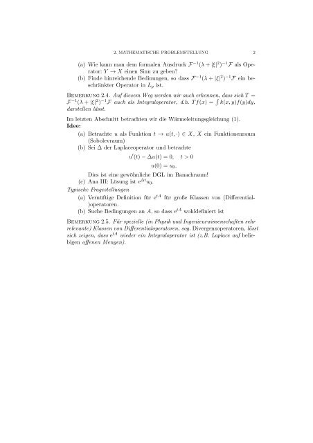 Skript - Fachbereich Mathematik - Technische Universität Darmstadt