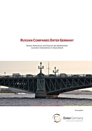 Russian Companies Enter Germany - beim German Center for ...