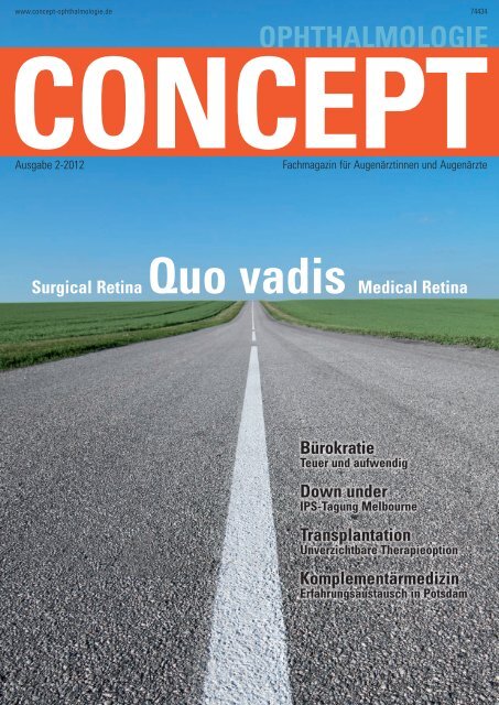 Concept Ophthalmologie, Heft 2/2012 - Klinikum Ernst von ...