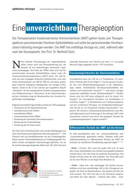 Concept Ophthalmologie, Heft 2/2012 - Klinikum Ernst von ...