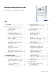 Globale Portalsysteme mit SAP (PDF) - SAP-Hefte