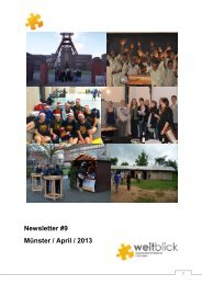 Newsletter #9 Münster / April / 2013 - Weitblick