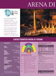 +++ 100 Jahre Arena di Verona +++ Karten & Hotel, ganz nach Ihren ...