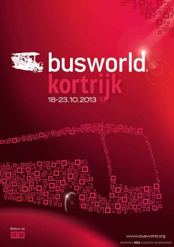 BUSWORLD 2013 ALGEMEINE BEDINGUNGEN - Busworld Kortrijk ...