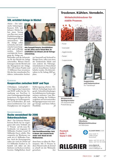 POWTECH/TechnoPharm Messeausgabe ab Seite 26