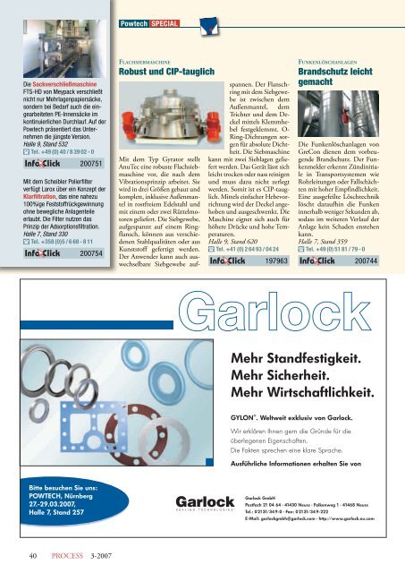 POWTECH/TechnoPharm Messeausgabe ab Seite 26