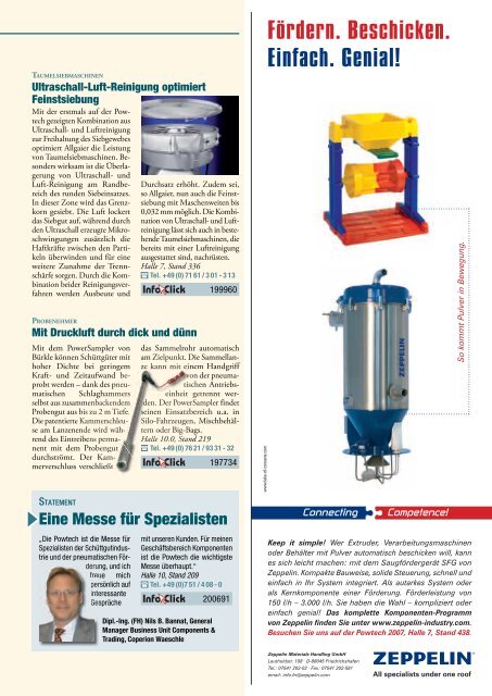 POWTECH/TechnoPharm Messeausgabe ab Seite 26