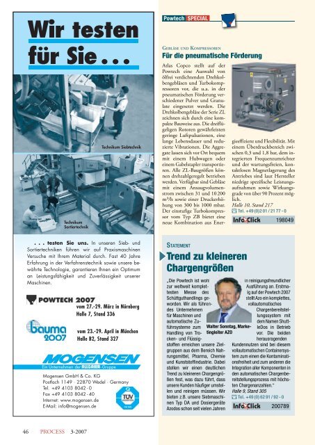 POWTECH/TechnoPharm Messeausgabe ab Seite 26