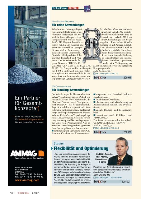 POWTECH/TechnoPharm Messeausgabe ab Seite 26