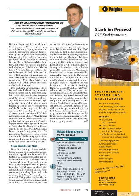 POWTECH/TechnoPharm Messeausgabe ab Seite 26